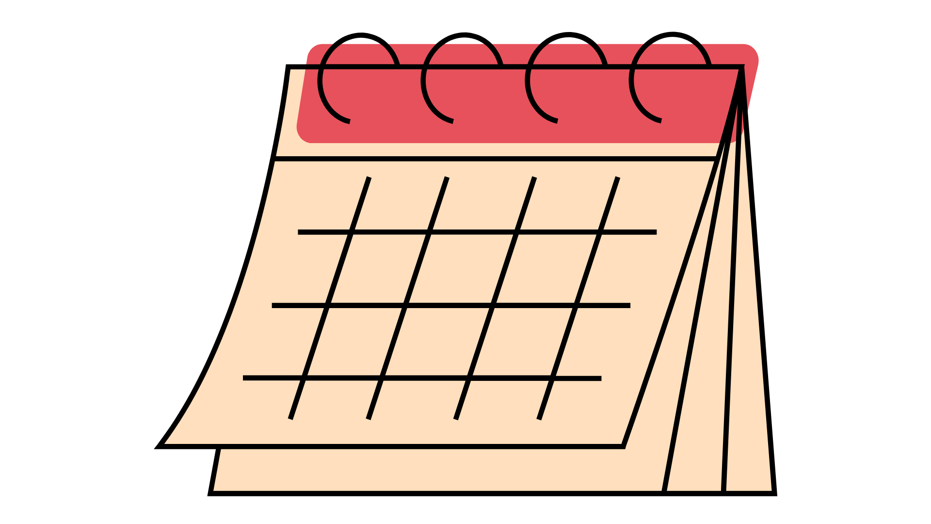 Kalender als Ringbuch.