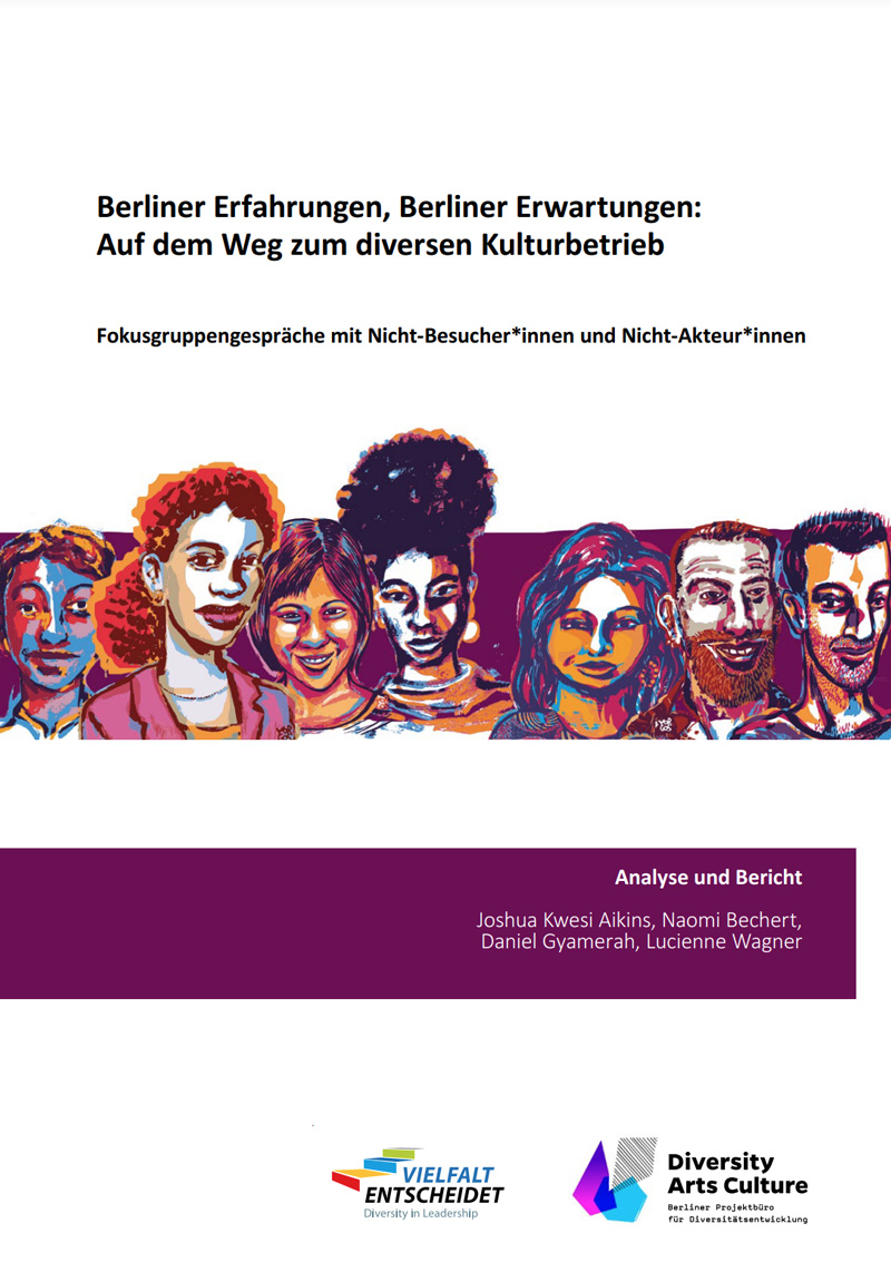 Titelseite Berliner Erfahrungen, Berliner Erwartungen: Auf demWeg zum diversen Kulturbetrieb